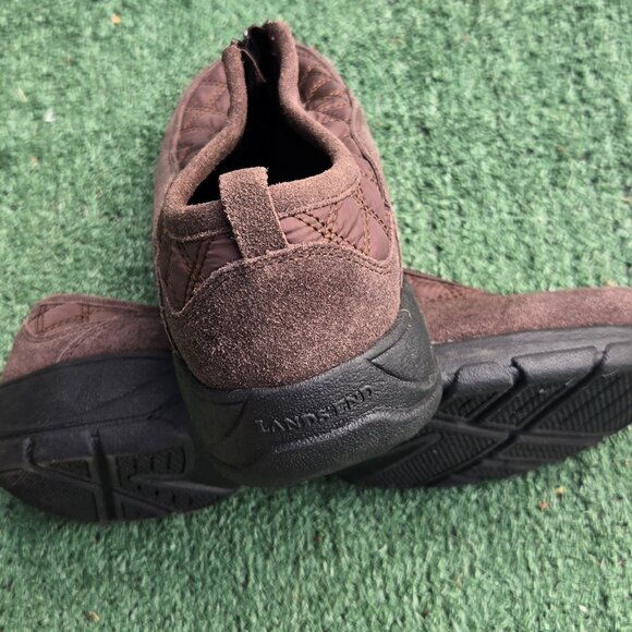 LANDS' END Women's All Weather Quilted Zip Slip-On/Espresso/NWOT/SIZE 11D - Picture 4 of 13